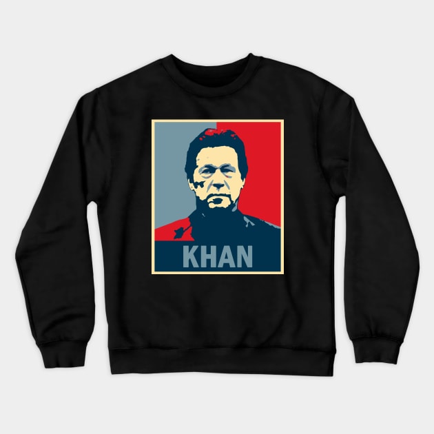 Imran Khan Crewneck Sweatshirt by valentinahramov